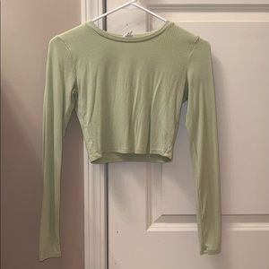cropped garage tee